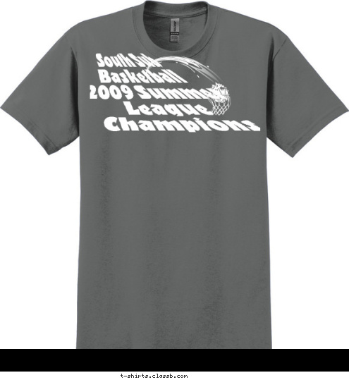 South Sub Basketball
2009 Summer League
Champions T-shirt Design 