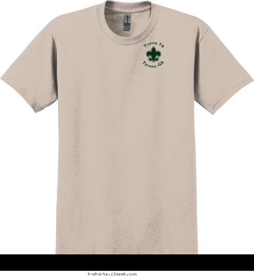 Troop 79 Tyrone, GA Troop 79 T-shirt Design 