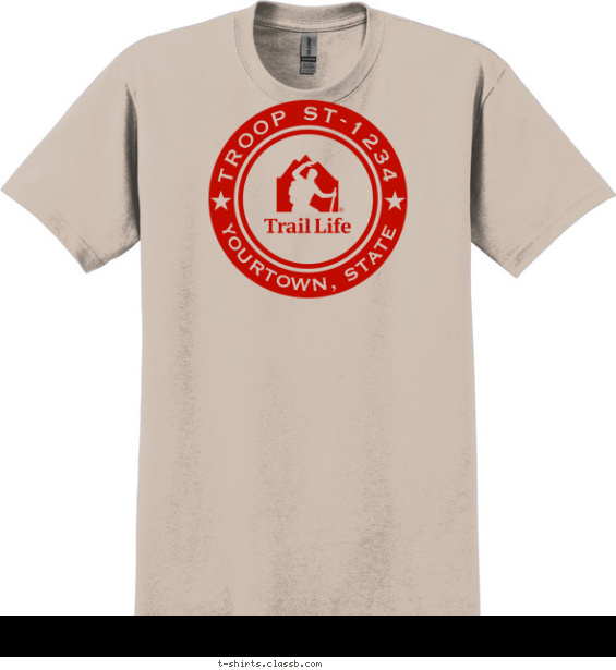 Trail Life Circle T-shirt Design