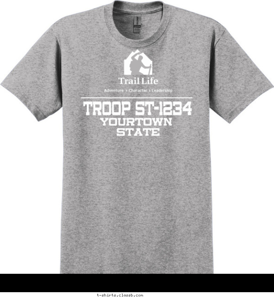 Trail Life USA Design » SP5905 Stacked Text