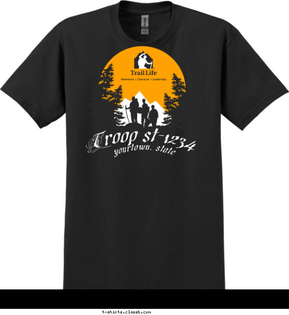 Hiking Adventure T-shirt Design