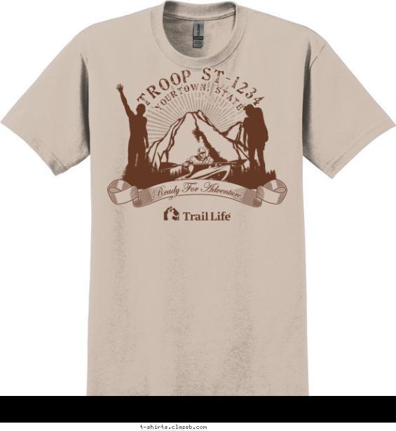 Ready For Adventure T-shirt Design
