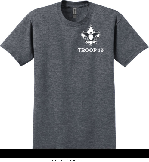 Boy Scouts of America TROOP 13 TROOP 13 PIONEER, OH T-shirt Design 