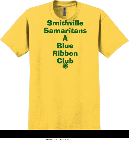 Smithville
Samaritans
A
Blue
Ribbon
Club T-shirt Design 