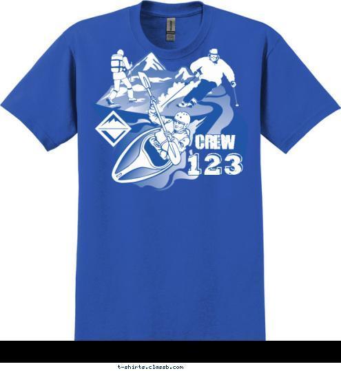 CREW 123 T-shirt Design SP1974