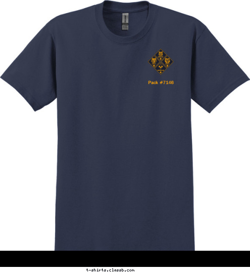 OCEANSIDE, CA. Pack #7146 CUB SCOUT PACK 7146 T-shirt Design 