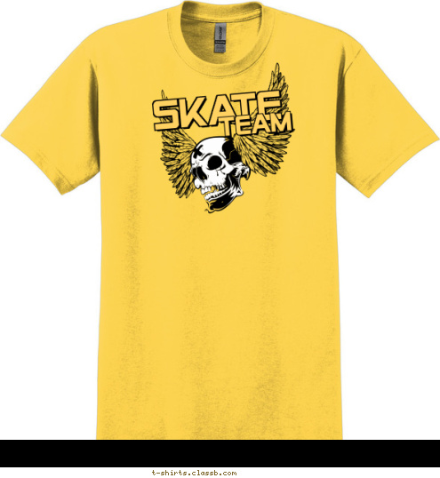 TEAM SKATE T-shirt Design 