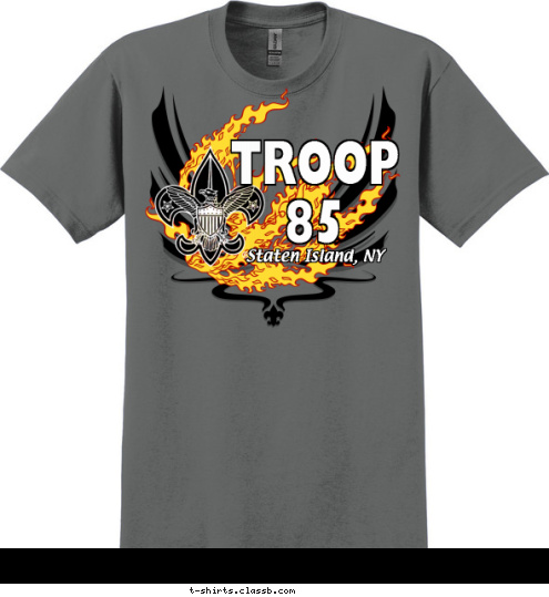 Boy Scout Staten Island, NY TROOP
85 T-shirt Design 