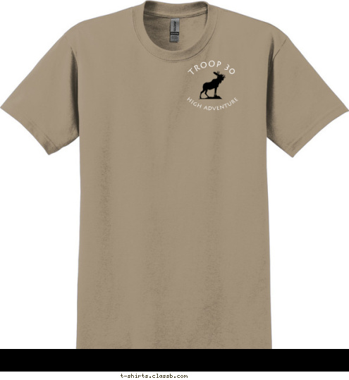 High Adventure Troop 30 TROOP 30 YELLOWSTONE NATIONAL PARK Phoenix, AZ  2015 T-shirt Design 