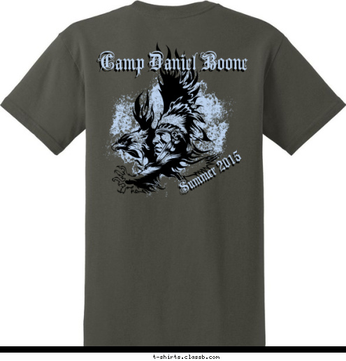 Summer 2015 BSA Troop 474
St. Johns, FL Camp Daniel Boone T-shirt Design 