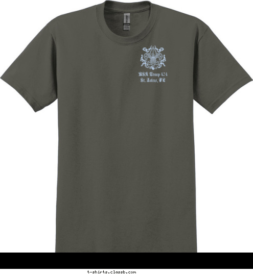 Summer 2015 BSA Troop 474
St. Johns, FL Camp Daniel Boone T-shirt Design 