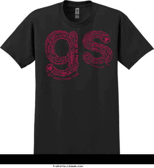 girl scout troop 2026 northridge, ca T-shirt Design 