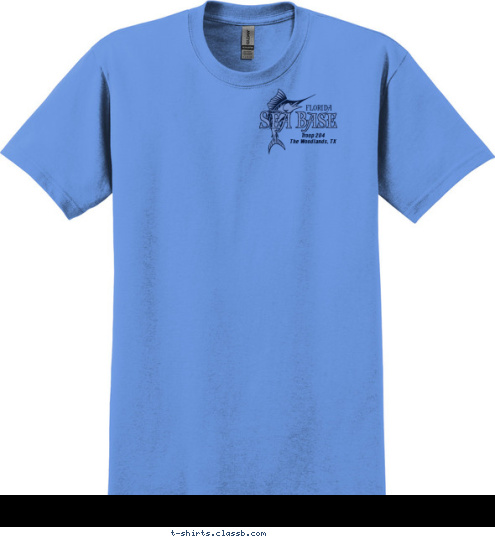 DEEP SEA ADVENTURE Troop 204
The Woodlands, TX                            TX SEA BASE 2015 FLORIDA THE WOODLANDS Sea  204 Base TROOP T-shirt Design 
