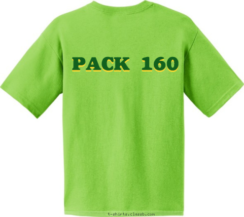 PACK 160 15 20 FISHERS, IN T-shirt Design 