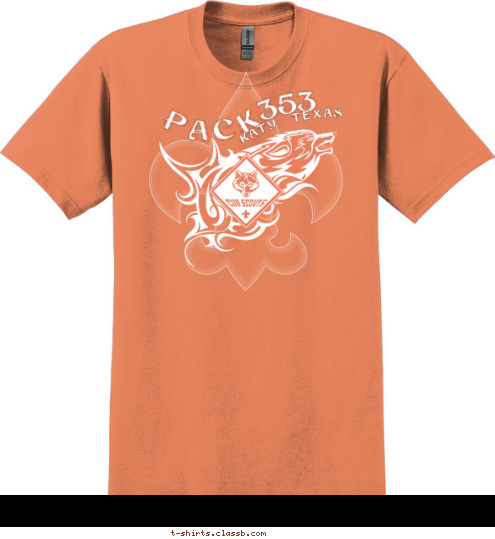 KATY, TEXAS 353 PACK T-shirt Design 