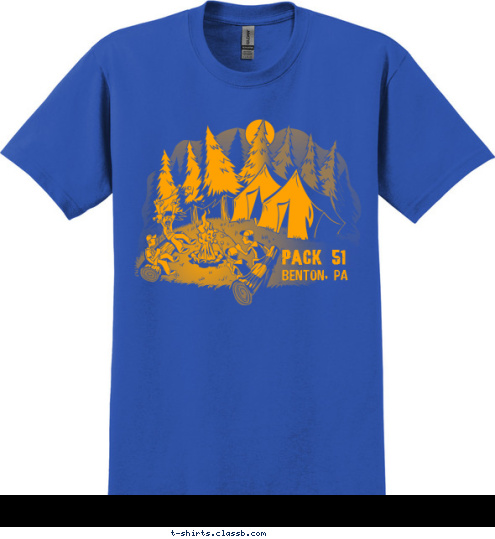 PACK 51 Benton, PA T-shirt Design 