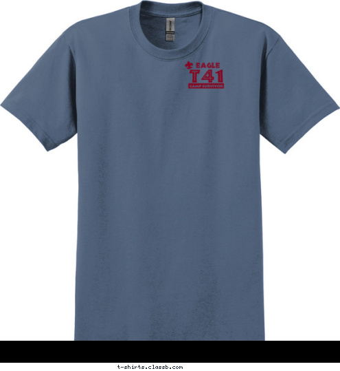 EAGLE CAMP SURVIVOR T41 T-shirt Design 