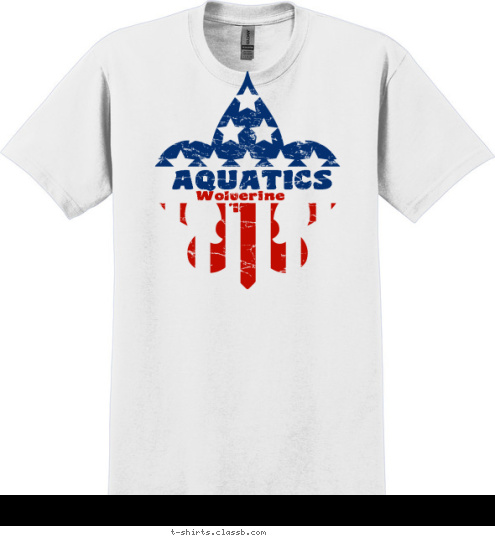 Wolverine '15 AQUATICS T-shirt Design 
