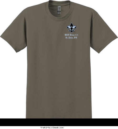 Summer 2015 BSA Troop 474
St. Johns, FL Camp Daniel Boone T-shirt Design 