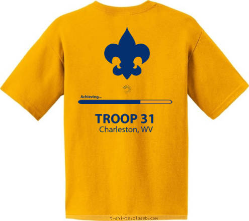 Charleston, WV TROOP 31 T-shirt Design 