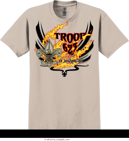 Boy Scout St Joseph, MI TROOP
623 T-shirt Design 