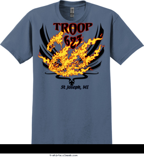 Boy Scout St Joseph, MI TROOP
623 T-shirt Design 