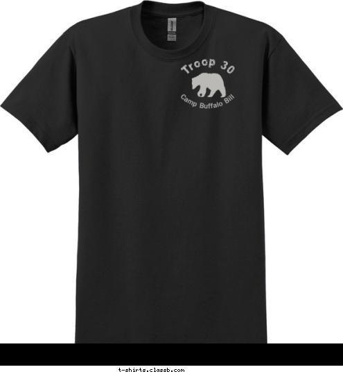 Camp Buffalo Bill High
Adventure Troop 30 YELLOWSTONE NATIONAL PARK WYOMING Lamar Trail 2015 Laura Overton, Jeff Sounart, Greg Carmichael, Richard Rader, Vero Rader, Zach Nelson, Ryan Sounart, Nathan Sounart, 
Jared Carmichael, Matthew Schwartz TROOP 30 T-shirt Design 