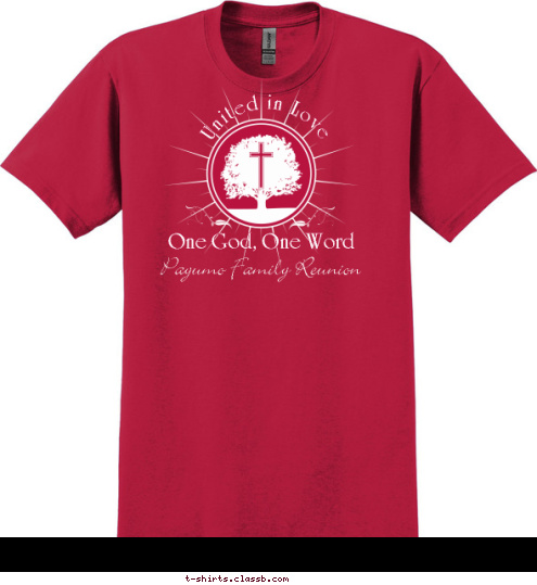 Petersburg, Virginia
 September 2012 family United in Love Payumo Family Reunion One God, One Word T-shirt Design 