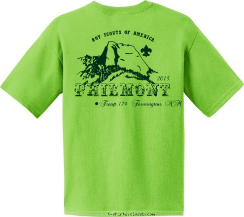 Trek 12 BOY SCOUTS OF AMERICA 2015 Troop 179  Farmington, NM PHILMONT T-shirt Design 