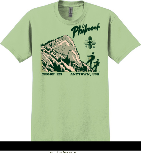 TROOP 123 ANYTOWN, USA T-shirt Design 