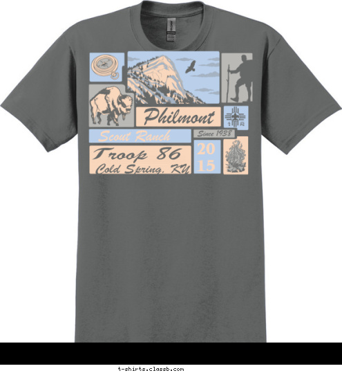 Cold Spring, KY roop 86 Since 1938 20
15 Scout Ranch Philmont T-shirt Design 
