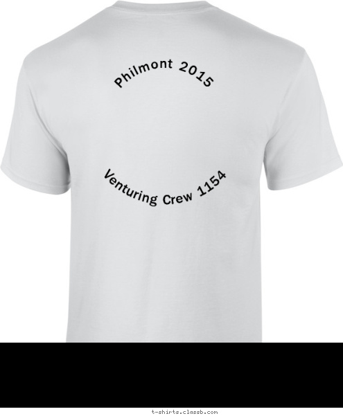 Venturing Crew 1154 Philmont 2015 Your text here! T-shirt Design 