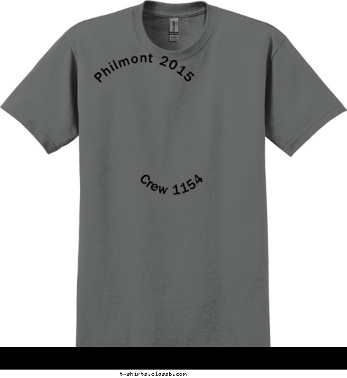 Your text here! Crew 1154 Philmont 2015 T-shirt Design 