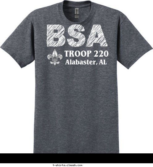 Alabaster, AL TROOP 220 T-shirt Design 