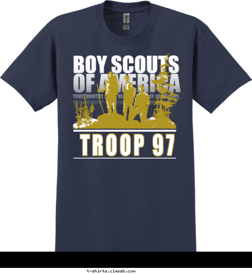 Whitehouse, OH TROOP 97 T-shirt Design 