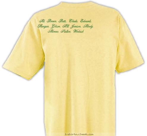 Ali, Brown, Butts, Cheeks, Edwards, Flanigan, Gibson, Hill, Jemison, Moody, Moreno, Stallion, Winbush  The Love is in the Blood! Gola

 Gano

 Gather Mossie

 Maude

 09

 20

 FAMILY REUNION

 Gibson
 Henderson T-shirt Design 