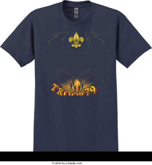 Denver, CO 79 TROOP T-shirt Design 