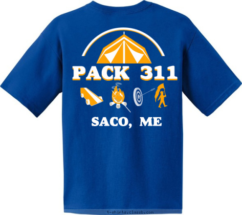 SACO, ME PACK 311 T-shirt Design 