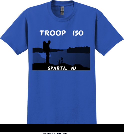 Sparta, NJ TROOP 150 T-shirt Design 