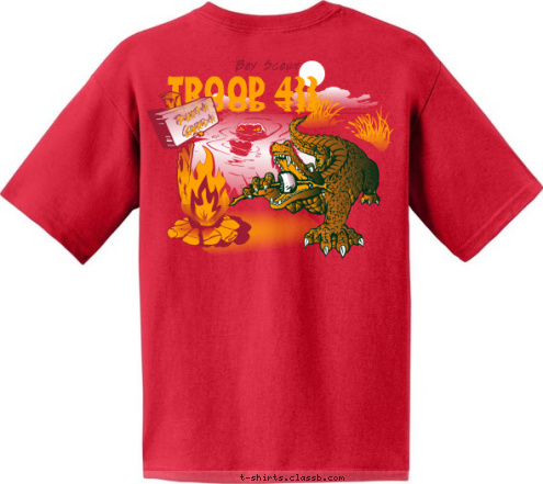 Punta 
Gorda TROOP 433 Boy Scout T-shirt Design 