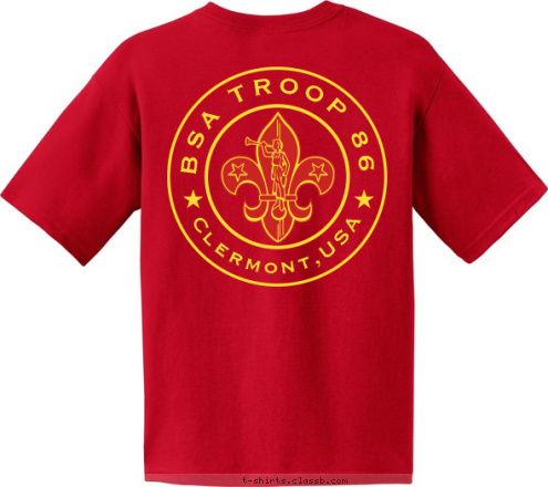 BSA TROOP 86 BSA TROOP 86 Clermont,USA Clermont,USA T-shirt Design 