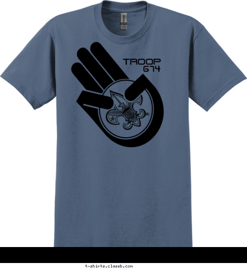 ANYTOWN, USA TROOP 674 T-shirt Design 