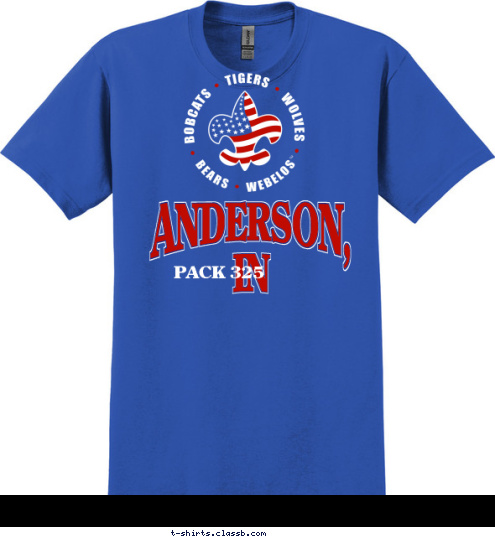 PACK 325 ANDERSON, IN T-shirt Design 