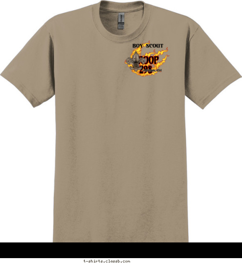Anytown, USA TROOP
298 Boy Scout T-shirt Design 