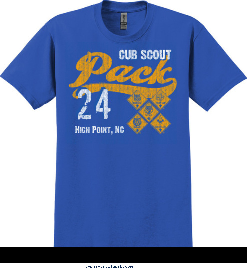 24 High Point, NC CUB SCOUT T-shirt Design 