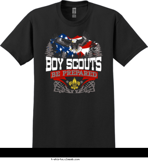 BOY SCOUTS MT. PLEASANT, OH TROOP 14 T-shirt Design 