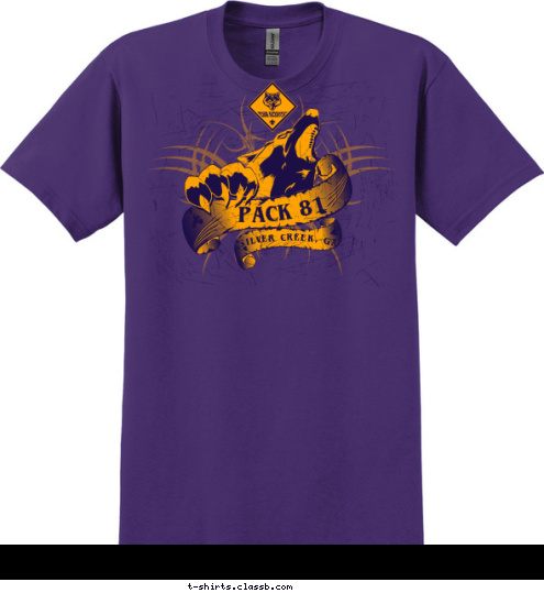 Pack
81 SILVER CREEK, GA PACK 81 T-shirt Design 