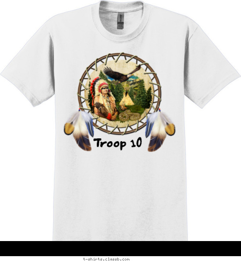 New Text Troop 10 Madisonville Your text here! T-shirt Design 