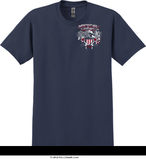 AMERICAN LEGION
 POST 1234
 Sandy Run, SC 156 USA T-shirt Design 