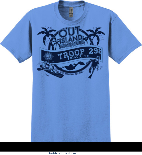 Frisco, TX Troop 298 T-shirt Design 